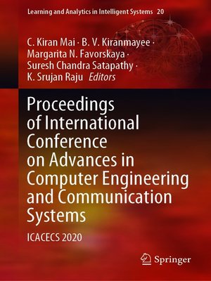 cover image of Proceedings of International Conference on Advances in Computer Engineering and Communication Systems
